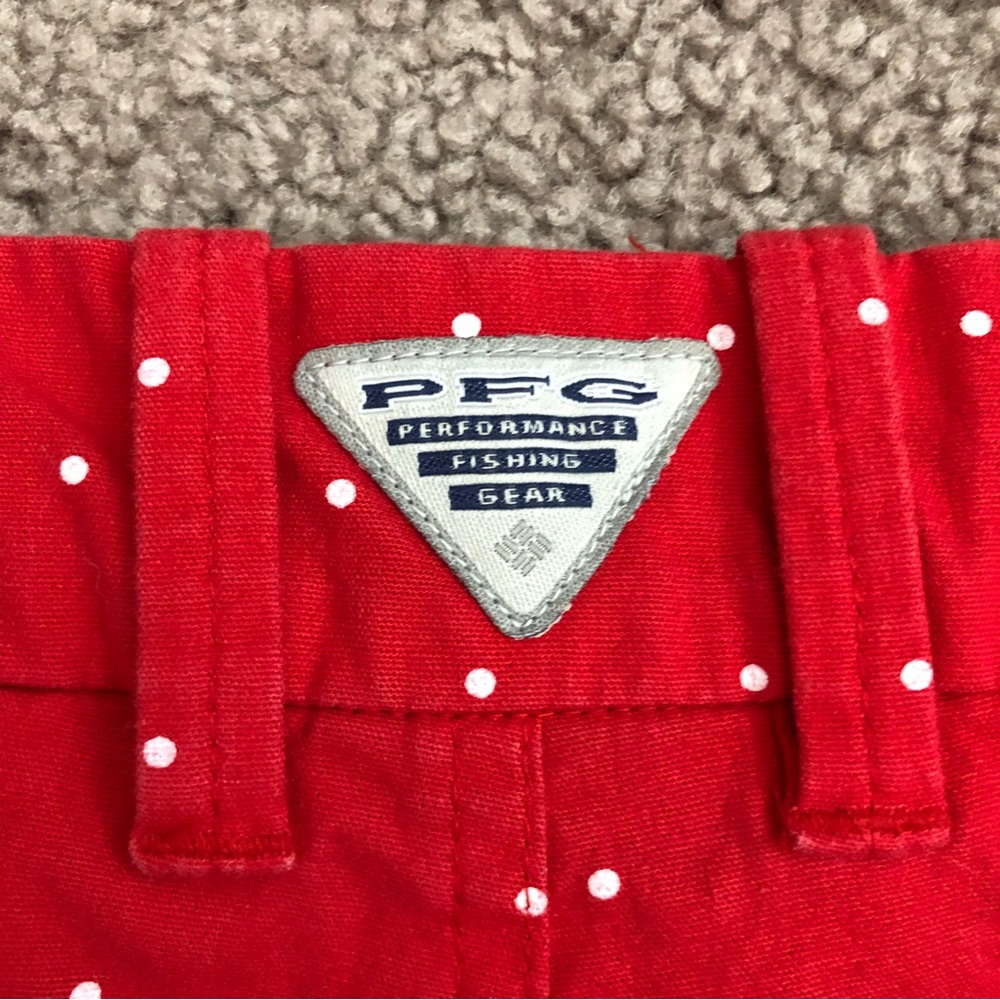 Columbia PFG Red Polka Dot Shorts - Picture 14 of 15